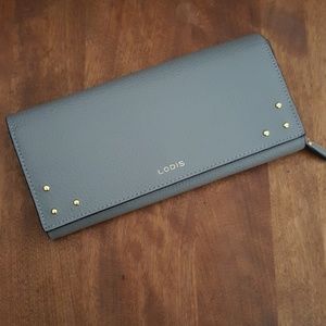 NWOT Lodis Quinn Cat Foldover Wallet